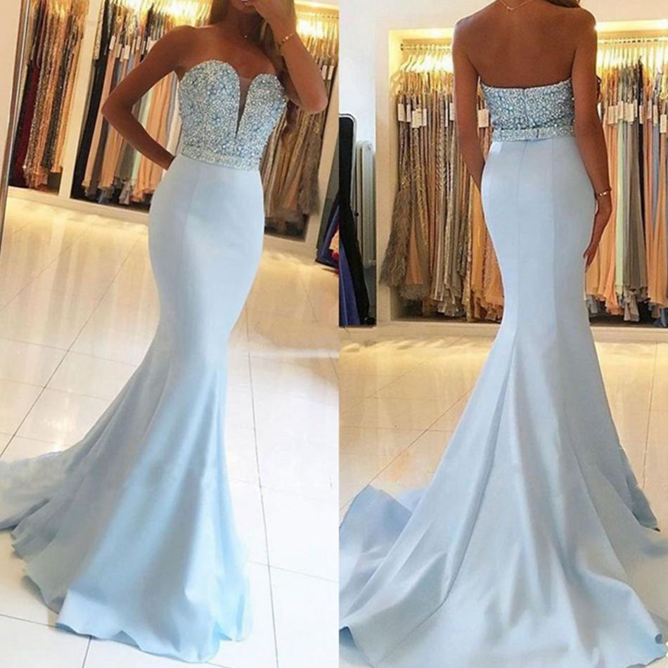 light blue homecoming dresses 2019
