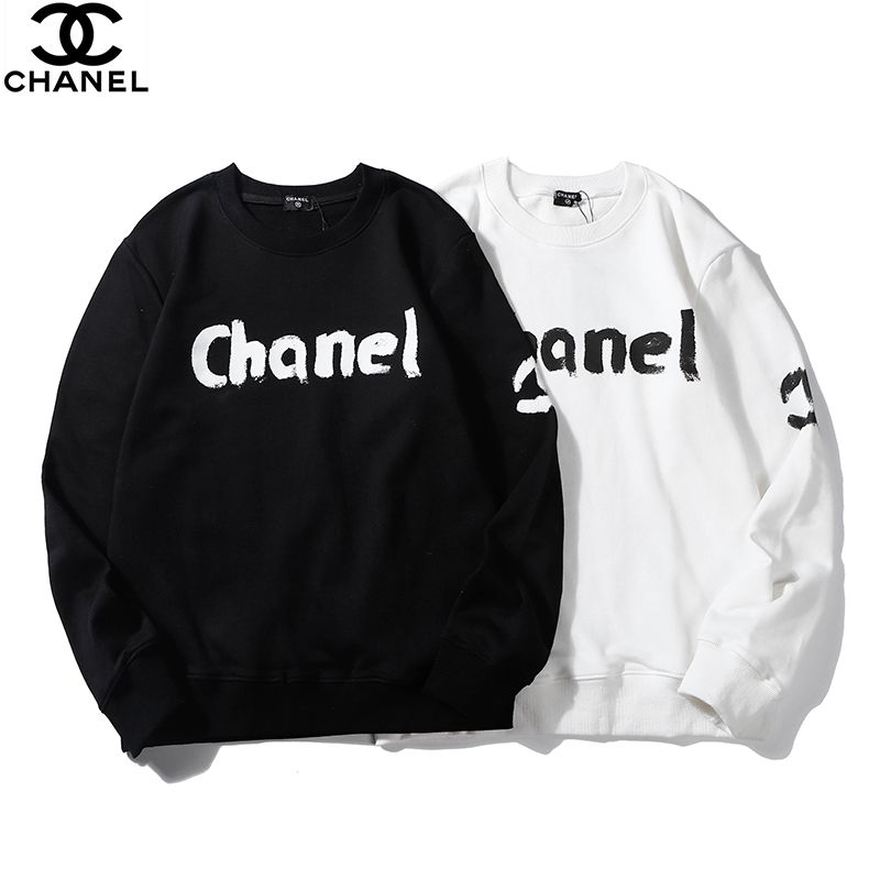 Le dernier modèle automne / hiver 2019 CHANEL gros pull col rond standard, tissu de coton pur, Le dernier modèle automne / hiver 2019 CHANEL gros pull col rond standard, tissu de coton pur,