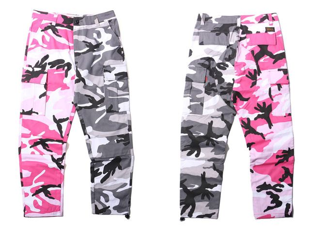 2 color camo pants