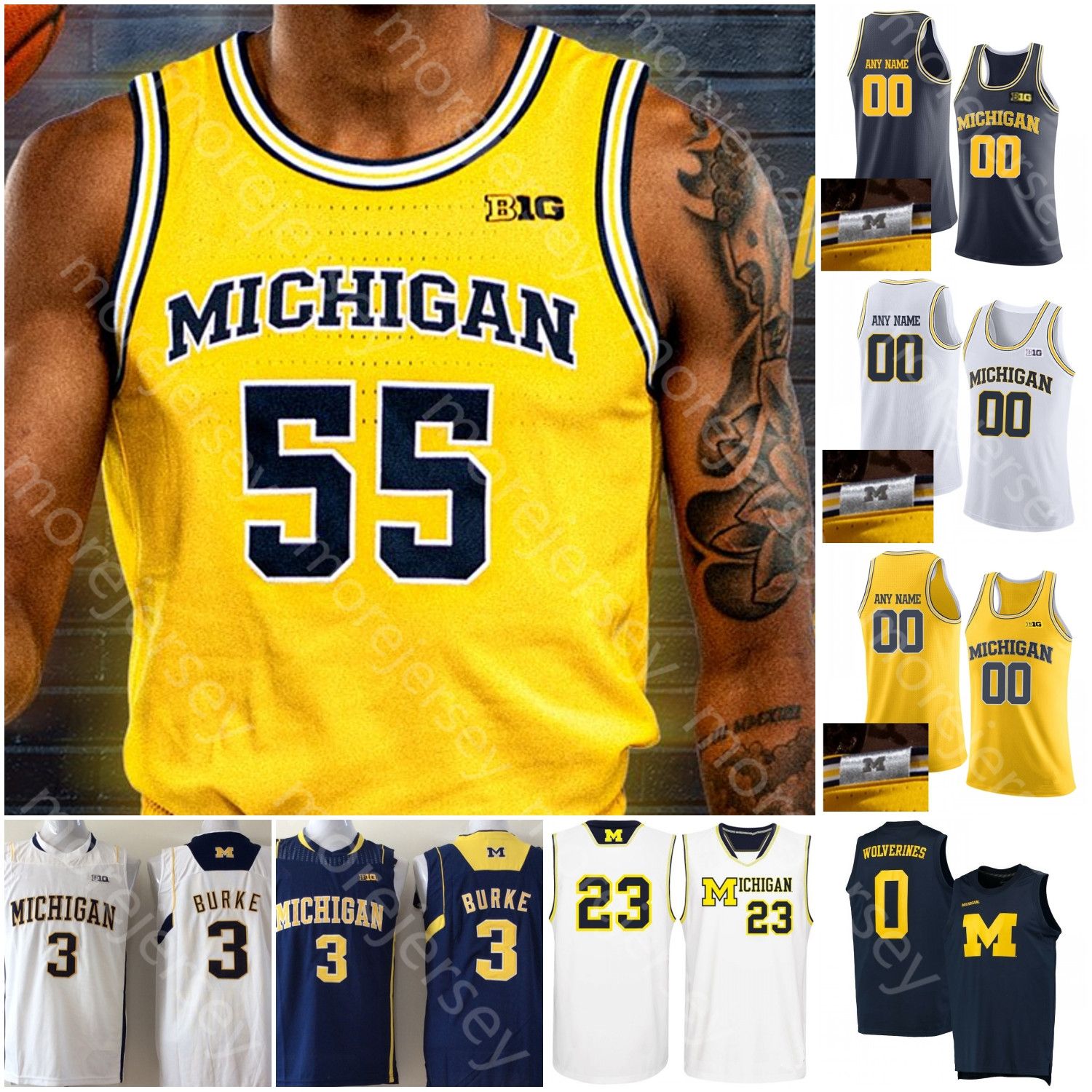 custom michigan basketball jersey