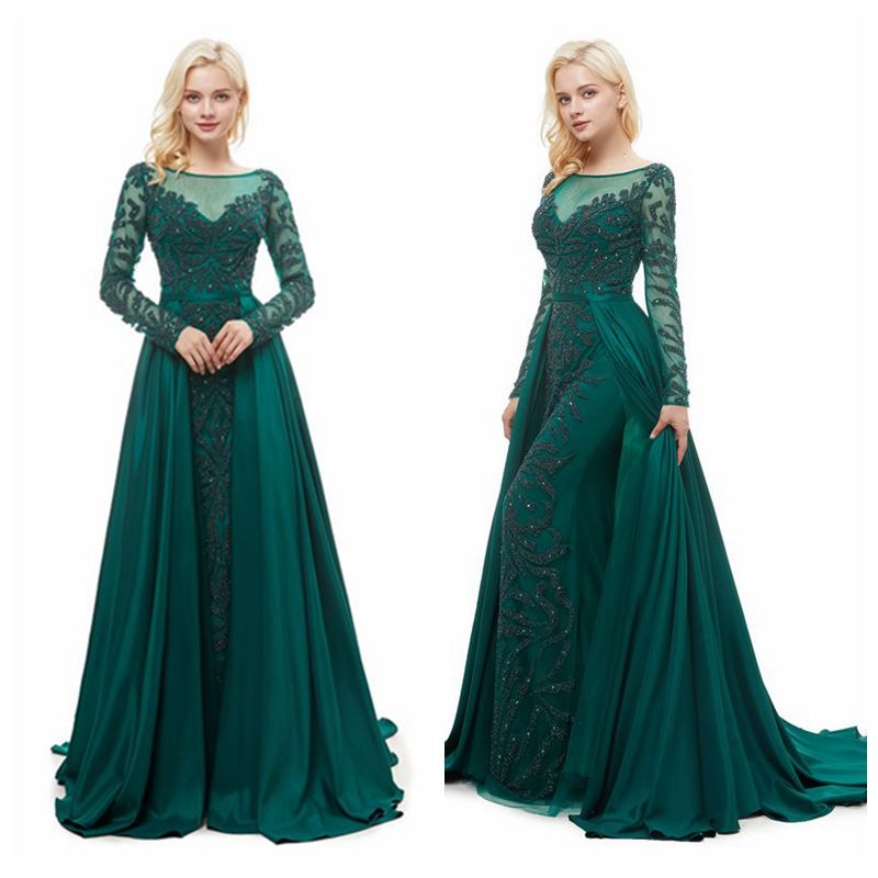 emerald green beaded dress