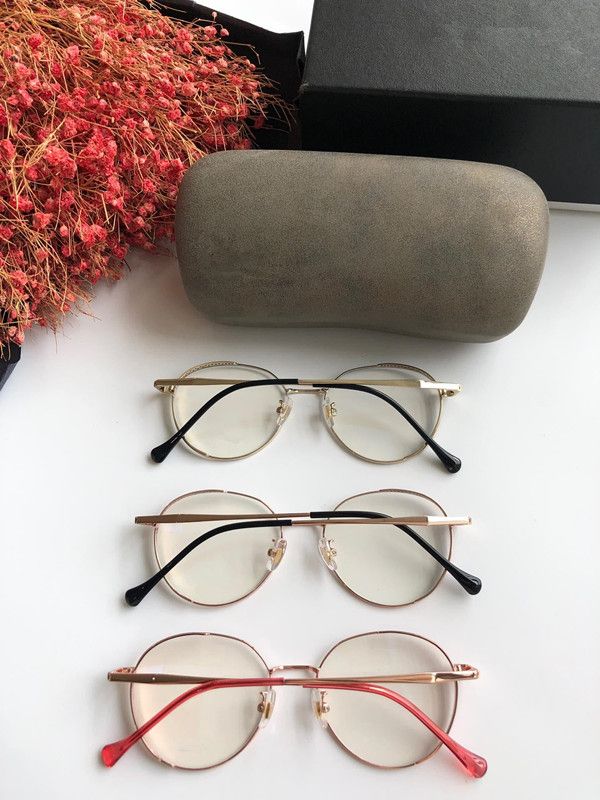 New Retro Korean Version Of The Round Glasses Frame Art Metal Anti Blu Ray Flat Mirror Hundred
