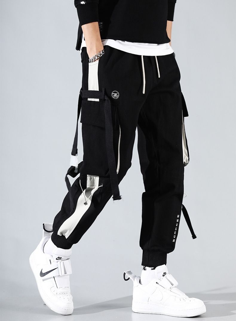 Compra Hombre Hip Hop Pants 2021 Jogger Harajuku Collage Color Pocket  Pocket Pantalones De Carga Fashion Versatile Baggy Pantalones Blancos M 3XL  Barato | Entrega Rápida Y Calidad | Es.Dhgate