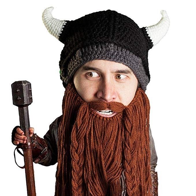 viking beard beanie
