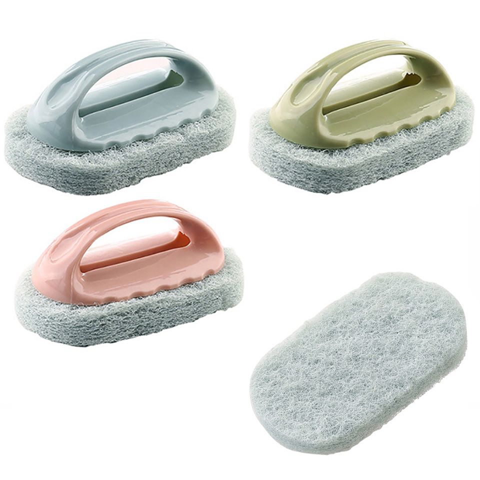 2020 Hand Held Sponge Cleaning Brush Bathroom Tile Kitchen