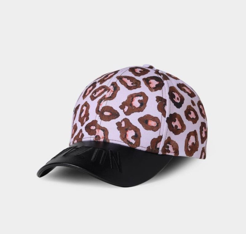 ladies leather baseball cap
