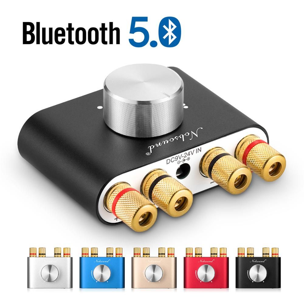 Mini Bluetooth 5.0 HiFi TPA3116 Digital Amplifier Stereo Audio 2.0