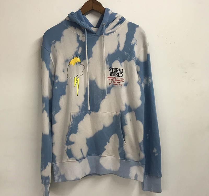 travis scott tie dye sweatshirt