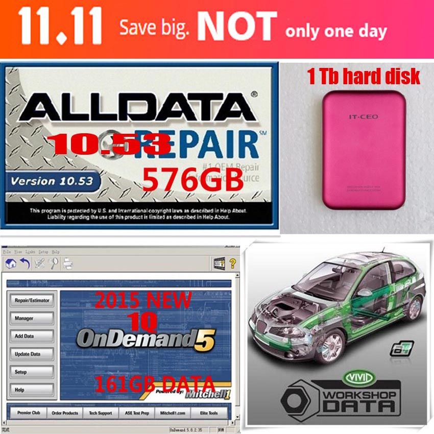 1tb Hdd For Alldata 10 53 2015 Mitchell Ondemand 1q Vivid