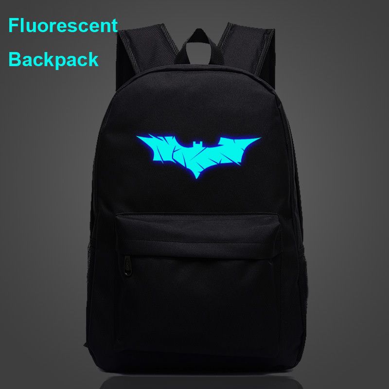 Normalmente datos Operación posible Fluorescente luminoso cómica máscara de Batman Bat Boy School Girl Bolsas para mujeres adolescentes Bagpack Schoolbags Normalmente datos Operación posible Fluorescente luminoso cómica máscara de Batman Bat Boy School Girl Bolsas para mujeres adolescentes Bagpack Schoolbags