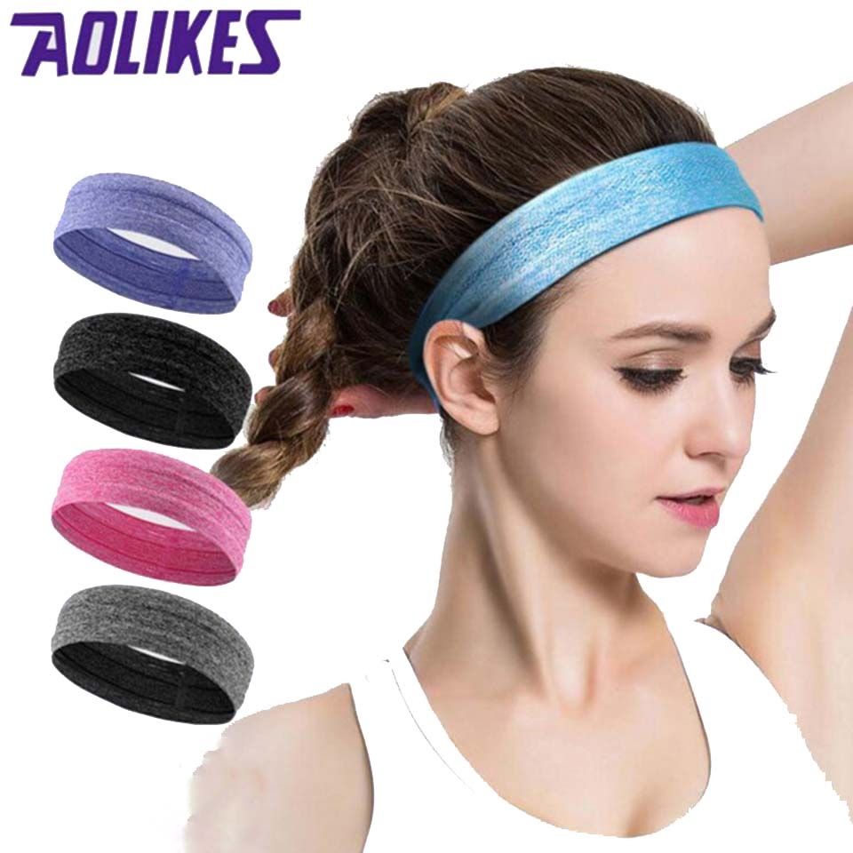 2019 Aolikes Men Women Sweatband Quick Dry Hair Bands Sweat
