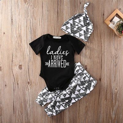 ladies i have arrived baby outfit