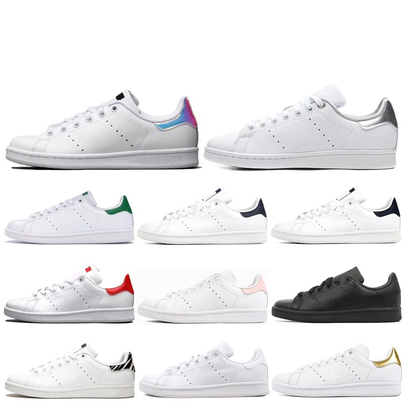 stan smith white pink red