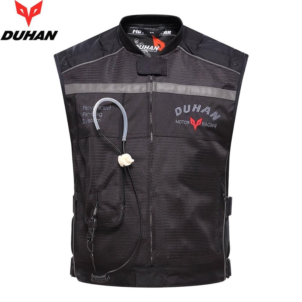 Motorcycle Air-bag Vest Moto Racing Professional Advanced Air Bag system motocross protective airbag BLACK, L