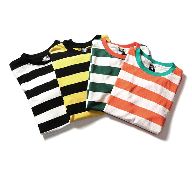 Wholesale Striped T Shirt Men 