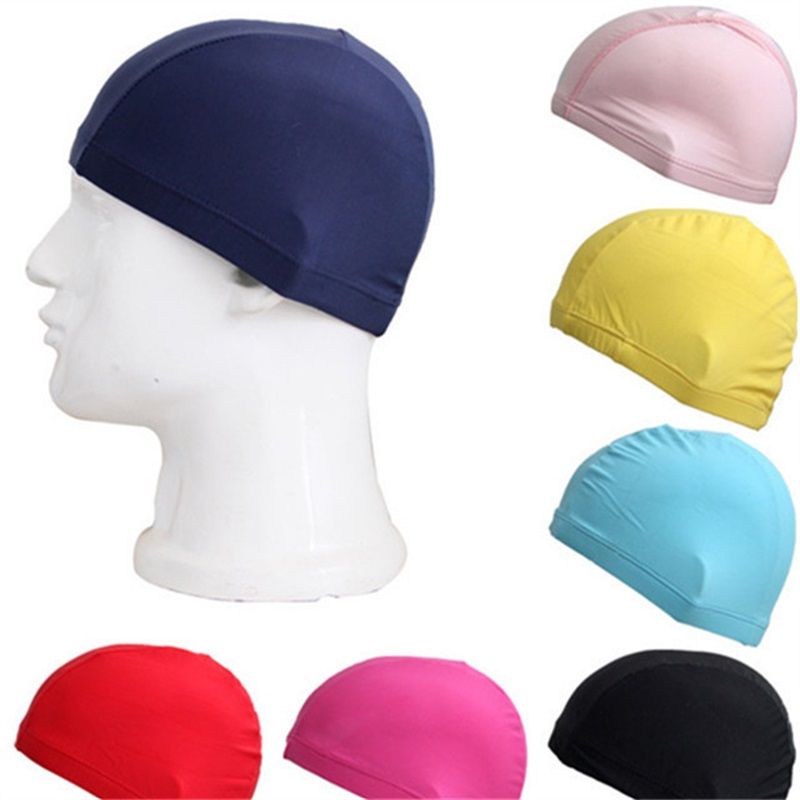 acheter casquette de bain adulte couleur unie bonnet de bain tissu plusieurs styles force elastique portable piscine piscine approvisionnement 0 95yf c1 de 0 45 du loungersofa fr dhgate com
