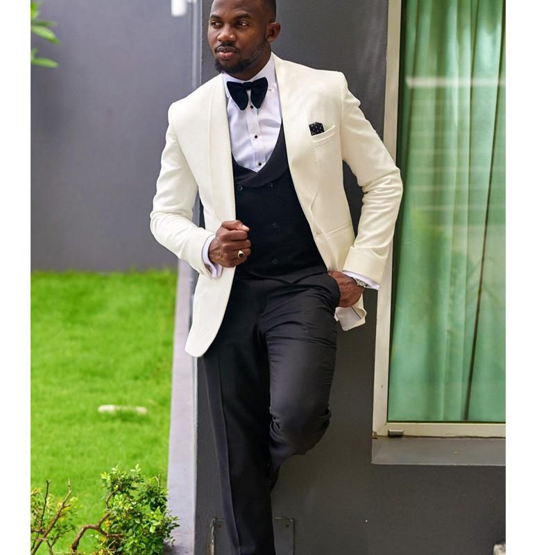White Jacket Italian Mens Wedding Suits Double Ted Vest Groom For Men Tuxedos Costume Pants From Rosammant 122 72 Dhgate Com White Jacket Italian Mens Wedding Suits, Can You Wear A White Coat To Wedding