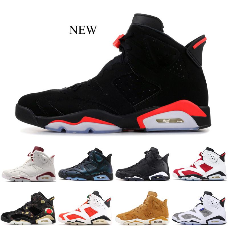 Jordan 6 6s Basketball Shoes Mens New Bred Old Black Infrared Cny