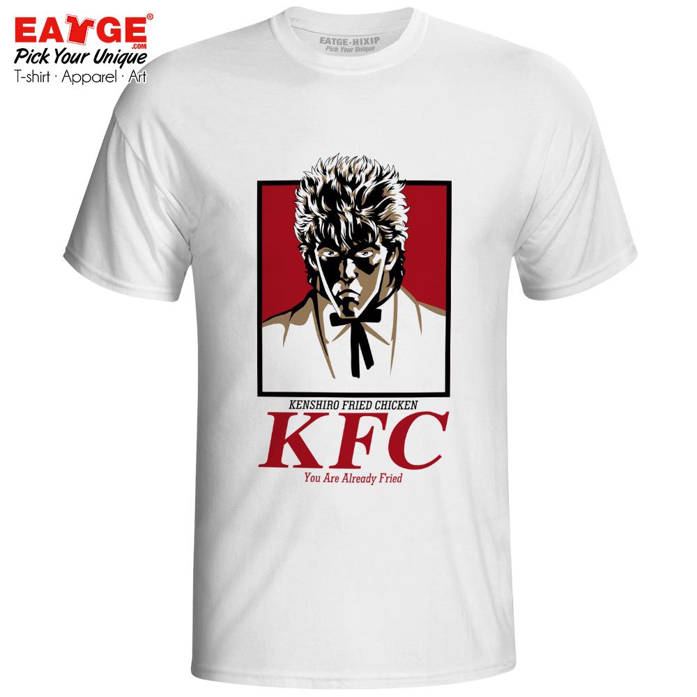 Kenshiro Fried Chicken T Shirt Kuso Anime Fist Of The North Star Kenshiro Fried Chicken T Shirt Kuso Anime Fist Of The North Star