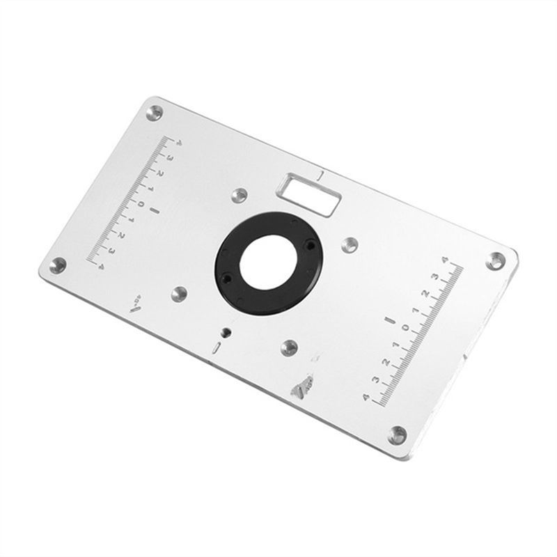 Aluminium Einsatz Router Einlegeplatte Tischeinsatzplatte Holz Tisch Drehbank DE