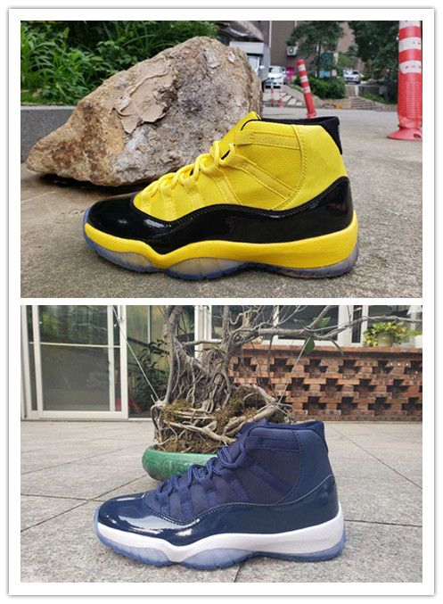 black and yellow 11s