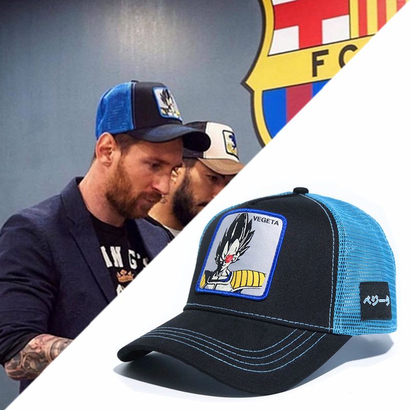 sombrero de Messi Dragon Ball Bei Jita marea marca gorra de béisbol sombrero de Messi Dragon Ball Bei Jita marea marca gorra de béisbol