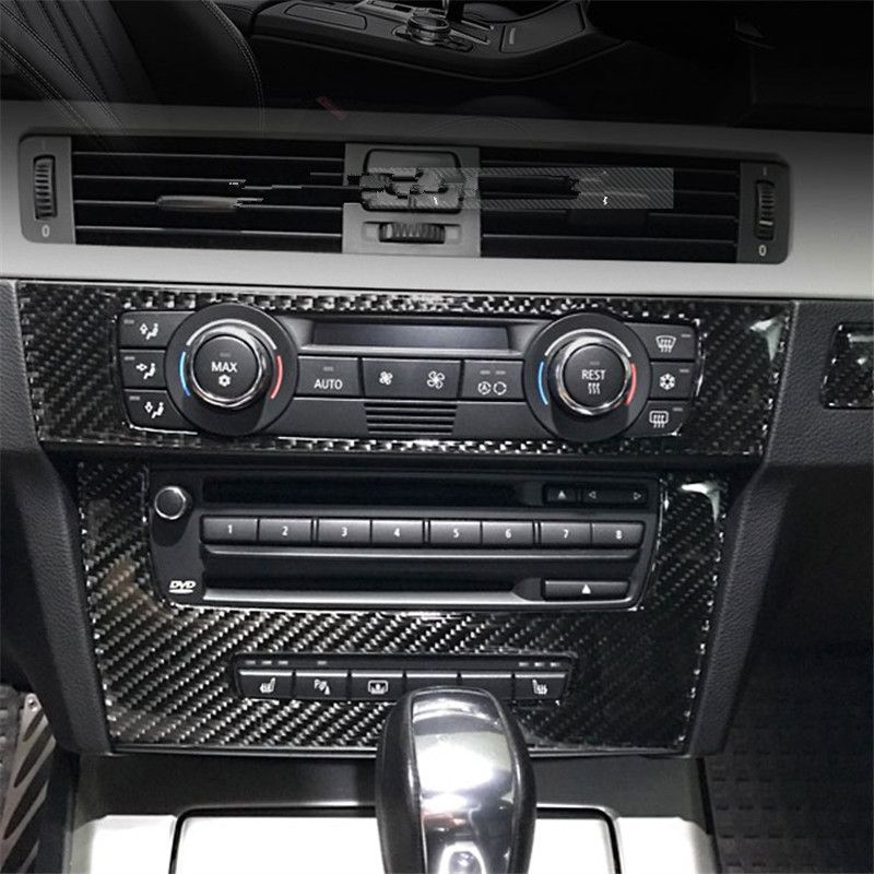 Carbon Fiber Strip Air Conditioning Cd Panel Decorative Cover Trim Auto Interior Accessories For Bmw E90 E92 E93 3 Series From Bentyhouse 33 07 Dhgate Com
