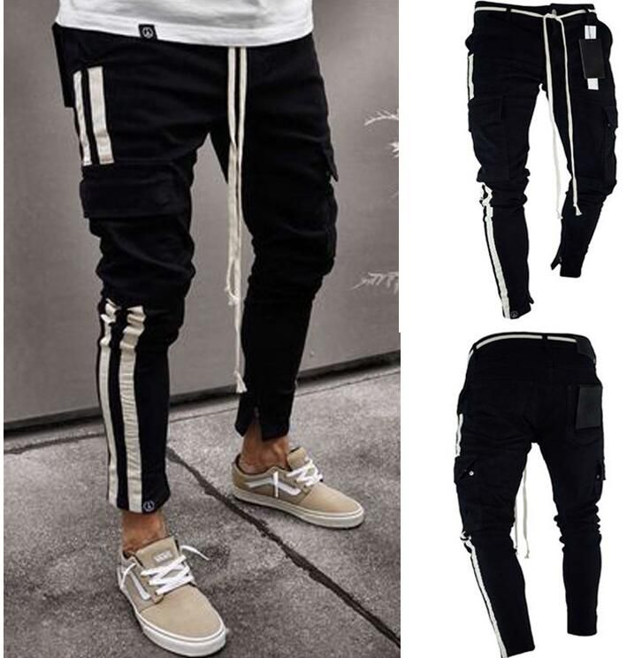 MMCP Mens Casual Low Rise Ripped Destroyed Washed Slim Fit Jeans Denim Pants