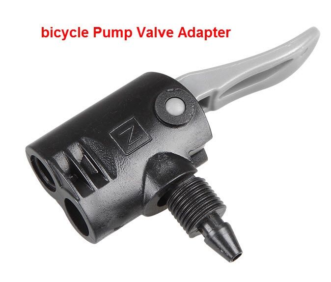 1PC Bicycle Pump Nozzle Hose Adapter black Schrader Valve Pump Accessories P/&C