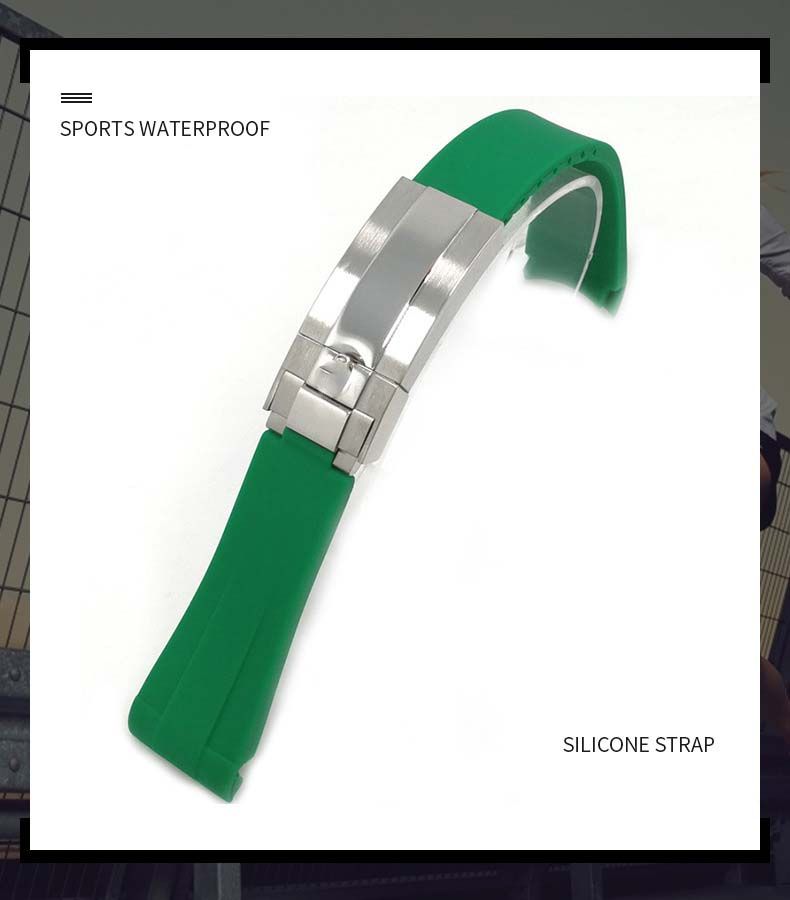 Satin Al Rolex Saf Renk Silikon Kayis Moda Renkli Silikon Saat Kayisi Su Gecirmez Izle Strap20mm Icin Uygundur Tl73 05 Tr Dhgate Com