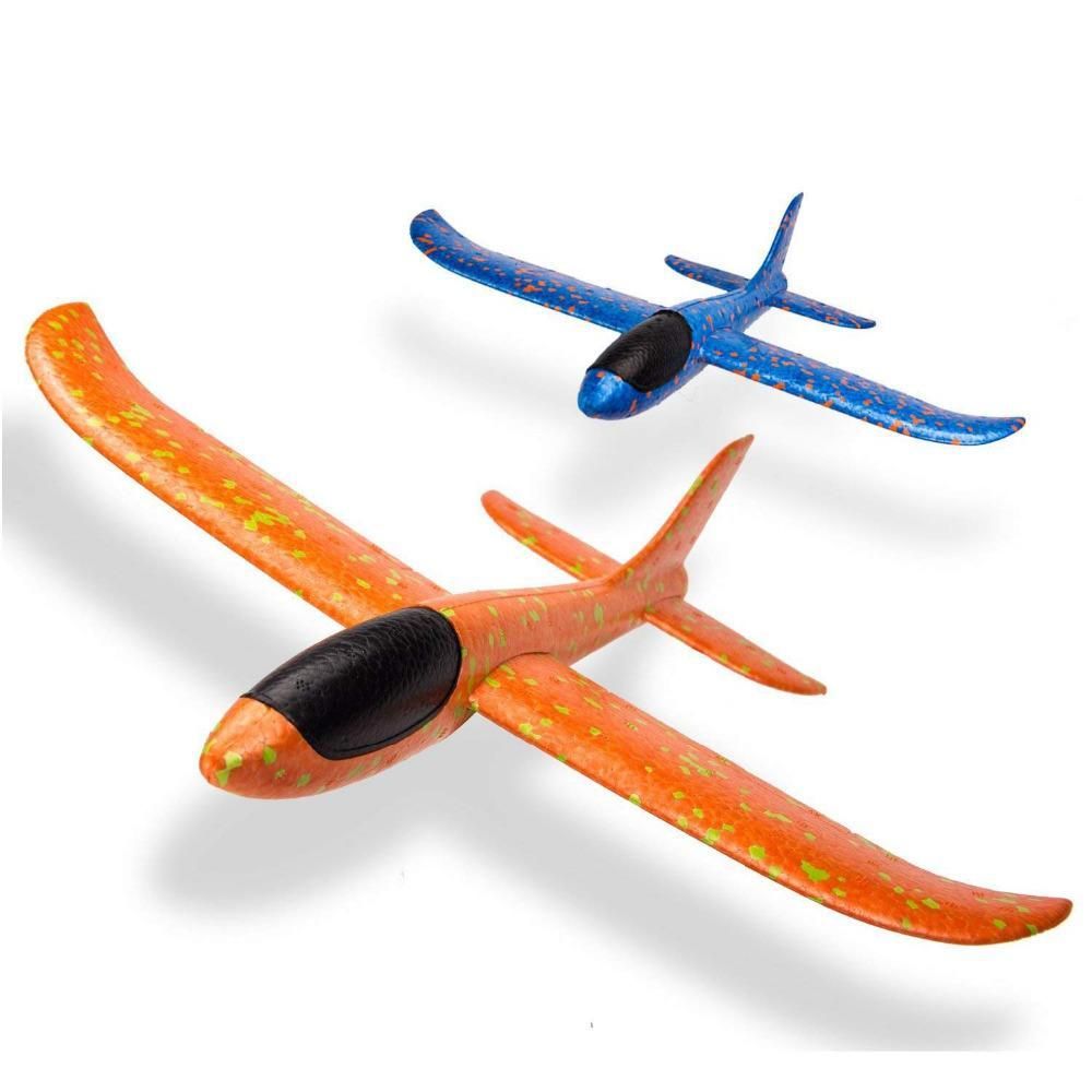 foam plastic flying glider airplane