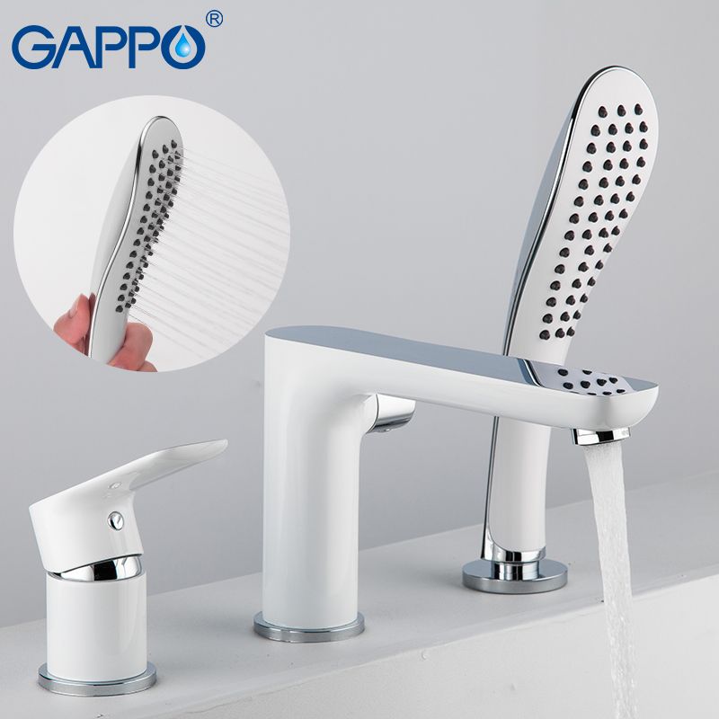 2020 Gappo Split Type White Lacquered Bathtub Faucet Water Tap