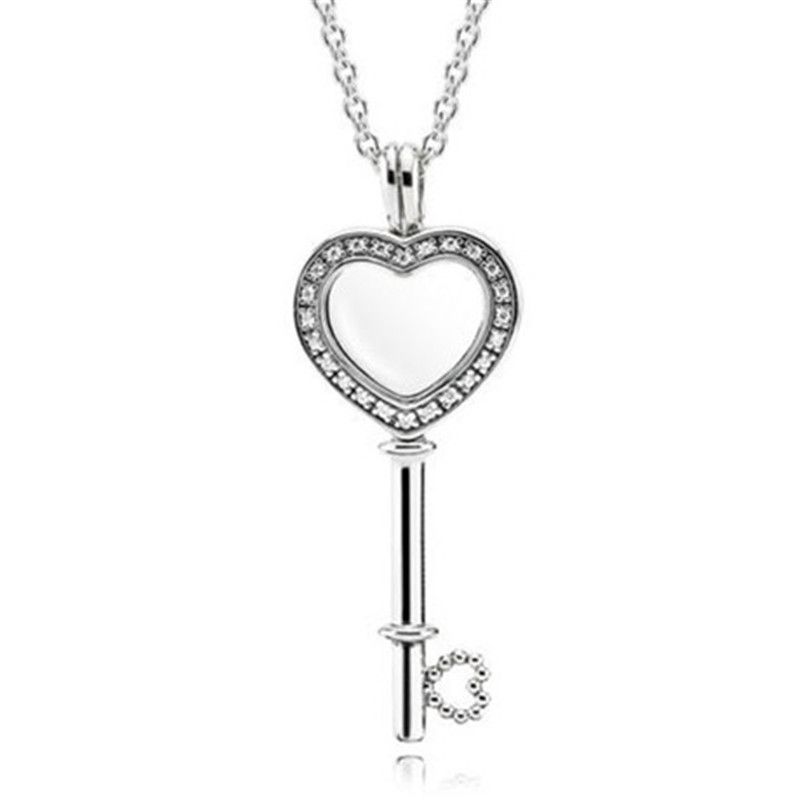 Best Quality Free Gift Box Sterling Silver Cz Key Pendant Best Quality Free Gift Box Sterling Silver Cz Key Pendant