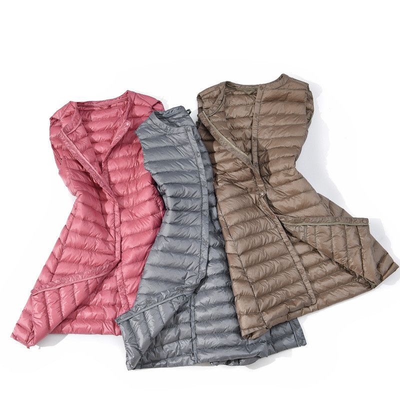 Gilet Lungo Da Donna 2019 Ultra Light 90% Giubbotto Bianco Piumino Gilet Da  Donna Senza Maniche Antivento Leggero Caldo Gilet Lungo Da 34,75 € | DHgate  Italy