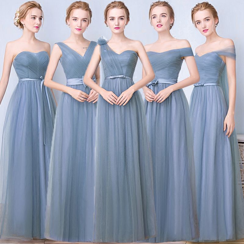 multicolor bridesmaid dresses