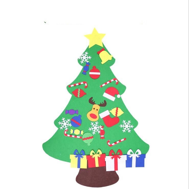 Acquista Albero Di Natale Fai Da Te Feltro Bambini Puzzle Fatti A Mano Giocattoli Creativi Di Natale Forniture Sospensione Del Partito Della Casa Decorazione Di Natale Nuovo Lxl632 A 6 86 Dal