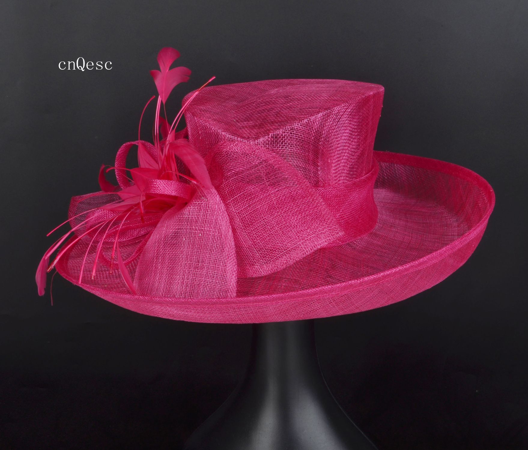 ladies red wedding hats uk