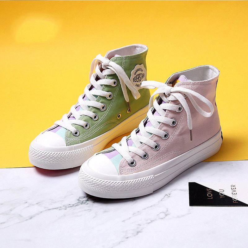 color canvas shoes