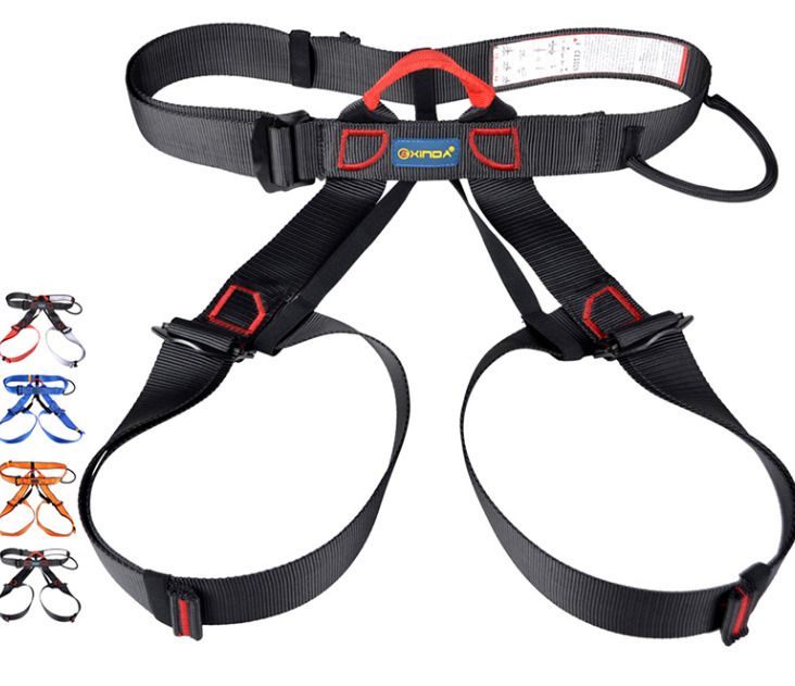 Professional Outdoor Sports Safety Belt Rock Climbing Harness Waist Support Half Body Harness