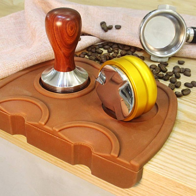 2020 Coffee Tamper Mat Holder Espresso Maker Support Base Non Slip