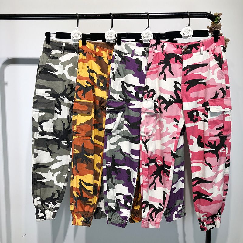 Acquistare Pantaloni Sportivi Cargo Streetwear Donna Uomo Pantaloni  Mimetici Giallo Arancione Pantaloni Jogger Pantaloni Militari Mimetici Rosa  Rosso Militare Economico | Consegna Veloce E Qualità | DHgate Italy
