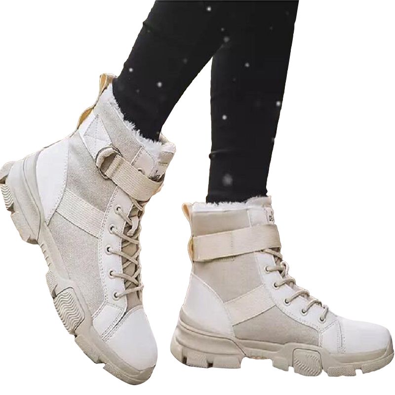 designer white booties