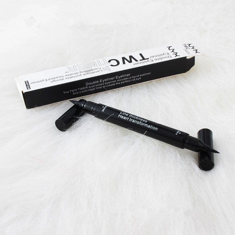 NYX Double Headed Eyeliner Waterproof Not Blooming Not Bleaching
