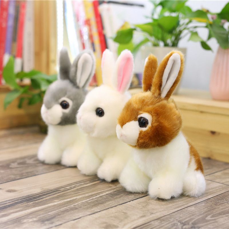 satin al paskalya 20 cm 8 inc sevimli tavsan pelus bebek dolmasi yumusak hayvan oyuncak tavsan dolmasi hayvanlar pelus oyuncak cocuk hediye c6010