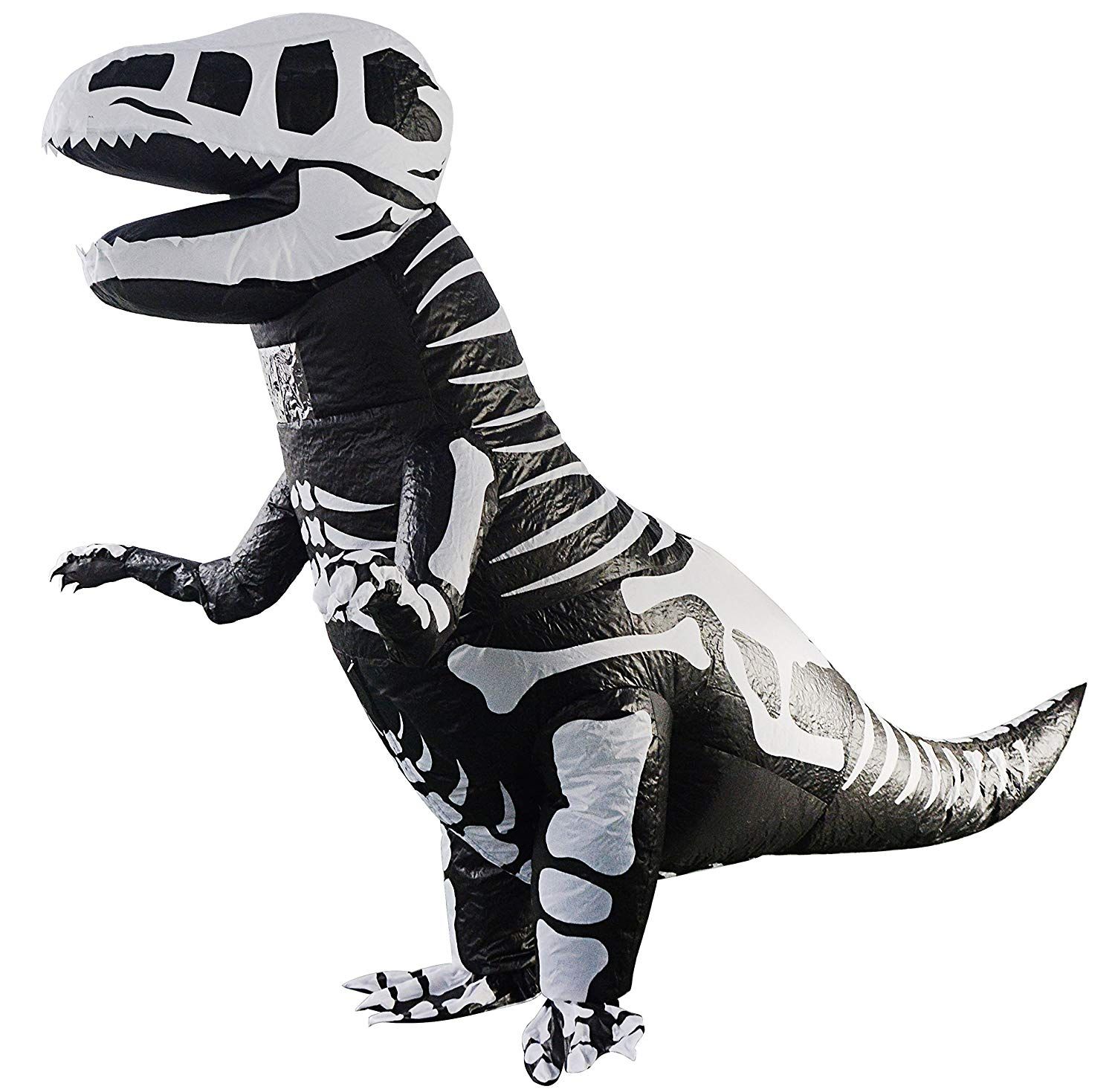 Espacioso pase a ver ideología T-rex esqueleto traje de dinosaurio inflable para adultos trex de lujo  traje de halloween traje