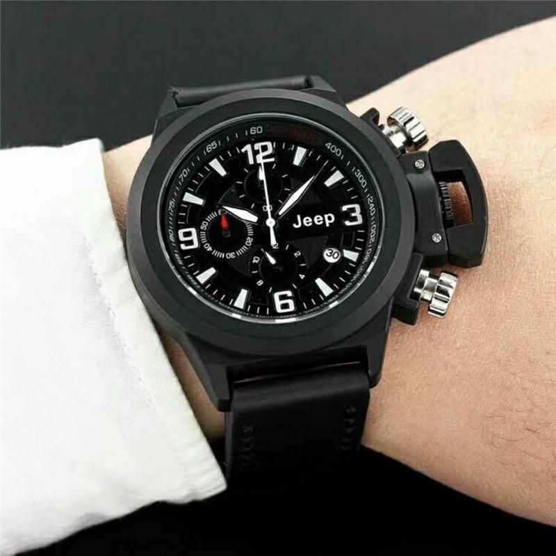 Top Military Men Sport Jeep Watch Calendario Impermeable Todo El Trabajo Subdial Correa De Lona Relojes De Cuarzo Big Bang Relogio Master Reloj De Pulsera De 15,97 € | DHgate