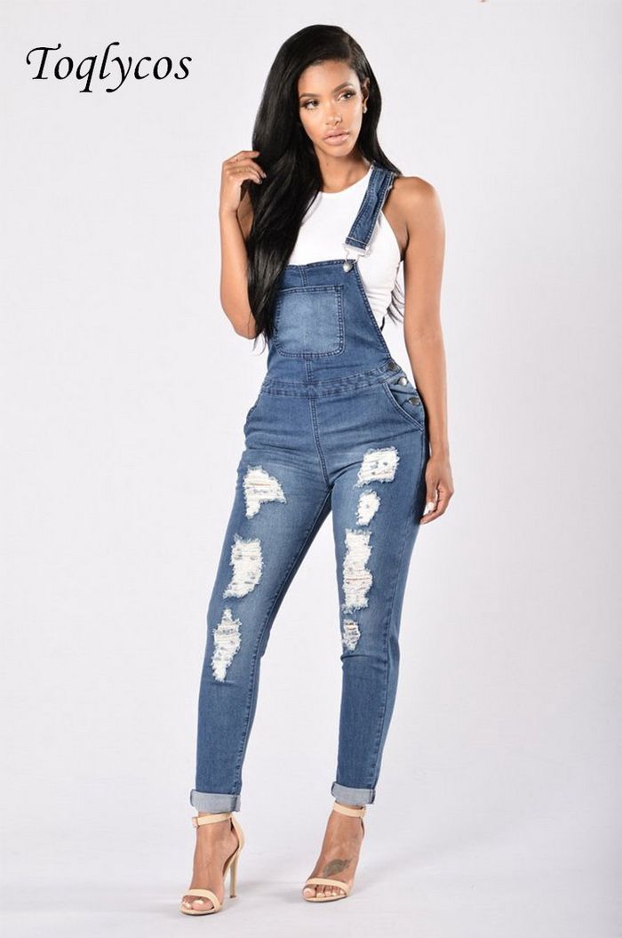Compra Tirantes De Moda De Mujer Pantalones Vaqueros Pantalones Rotos  366shi Barato | Entrega Rápida Y Calidad | Es.Dhgate