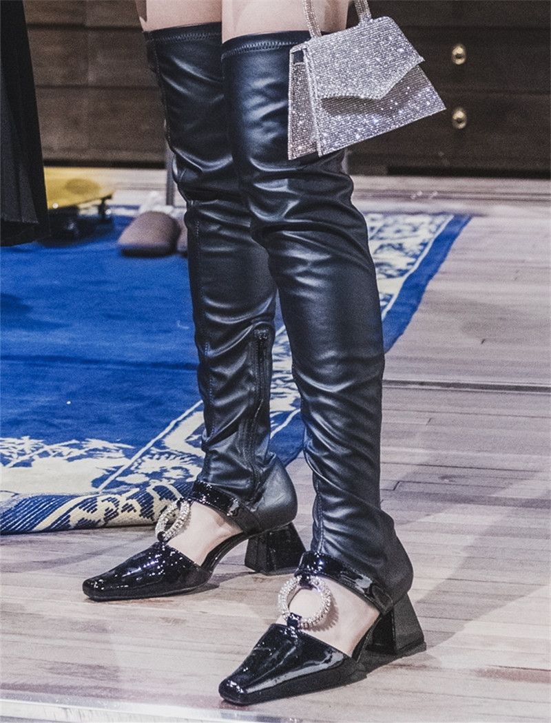 over the knee boots slim fit