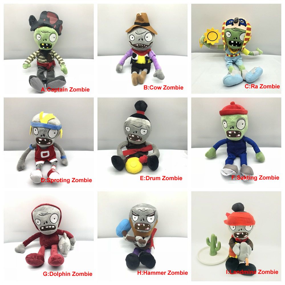 plants vs zombies plush toy set