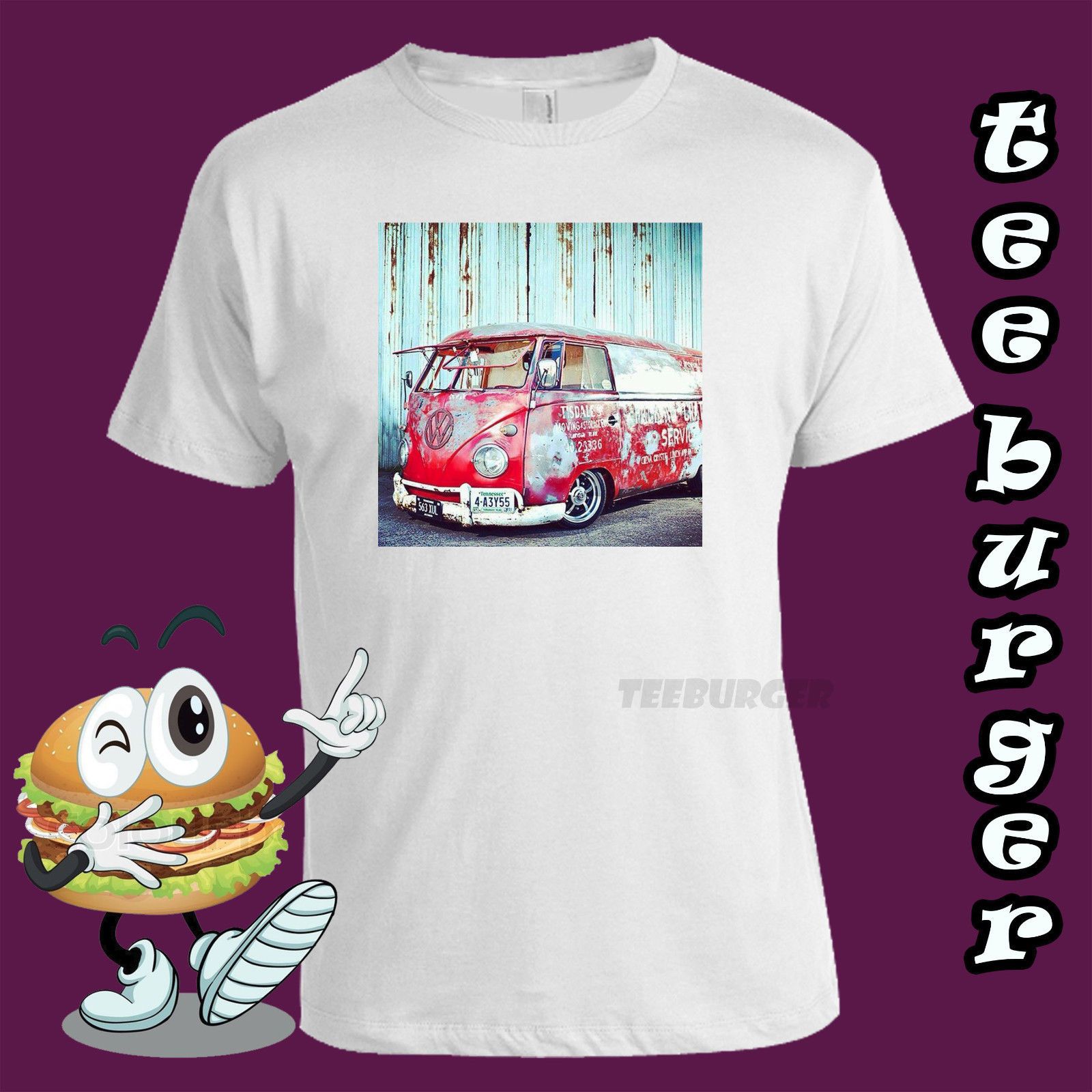 red and white van shirt
